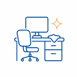 Piktogramm Büroraumreinigung